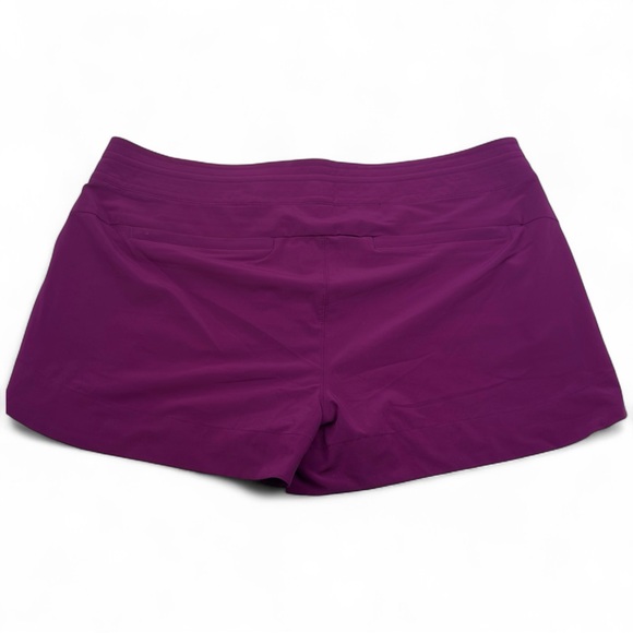 Athleta Hudson Boardshorts Women’s‎ 16 Purple Quick Dry Swim Shorts NWT - Picture 3 of 9